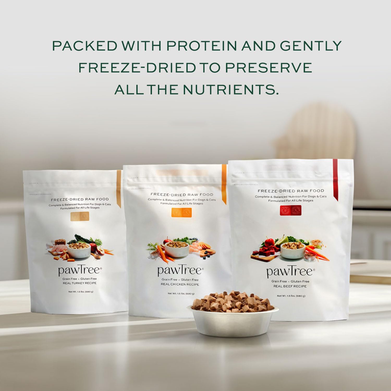 pawTree pelaje brillo: omega-3 y antioxidantes para piel sana y pelaje brillante.
