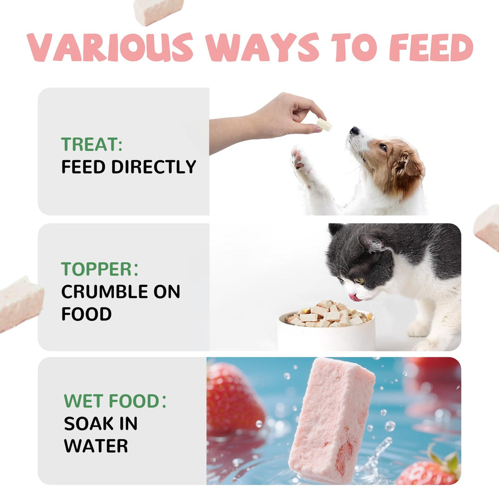 PAWUP frescura y nutrición: deshidratado a baja temperatura para conservar nutrientes.