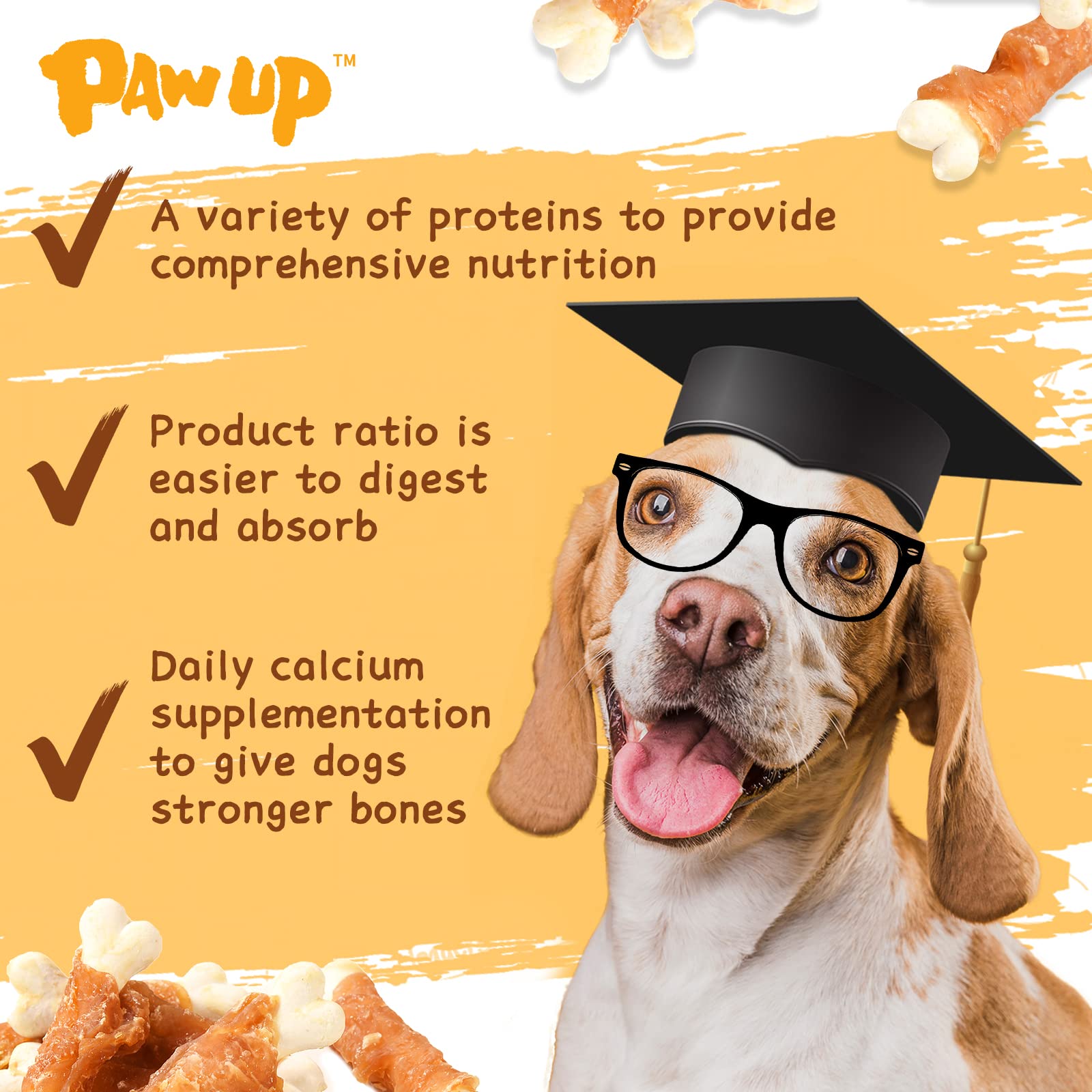 PAWUP Ingredientes limpios, sin colorantes artificiales.
