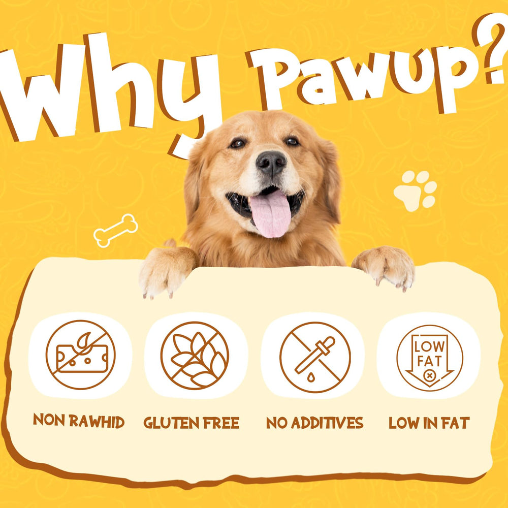PAWUP jerky de pollo 24 onzas, snack energético para perros activos.