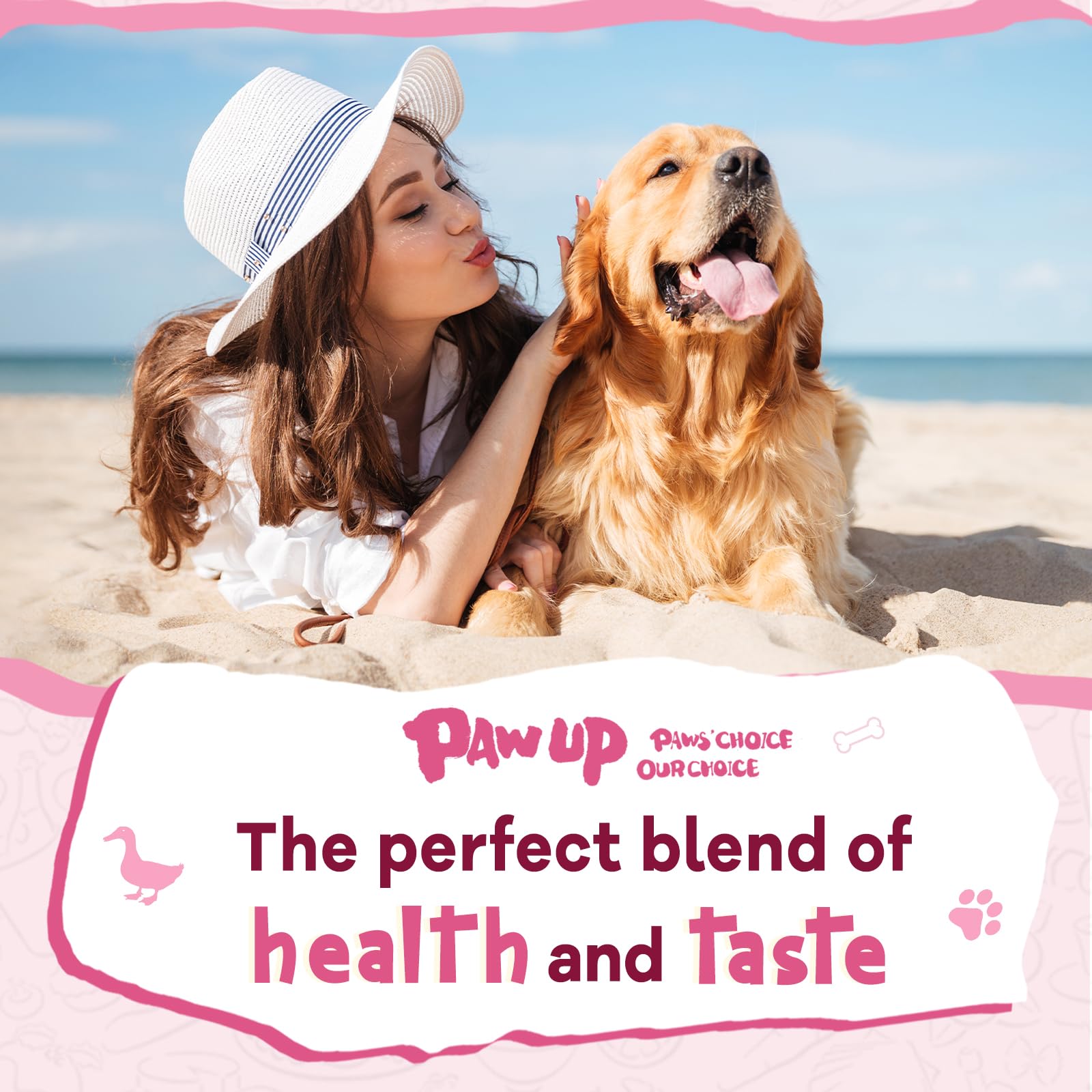 PAWUP Masticación diaria confiable para perros pequeños