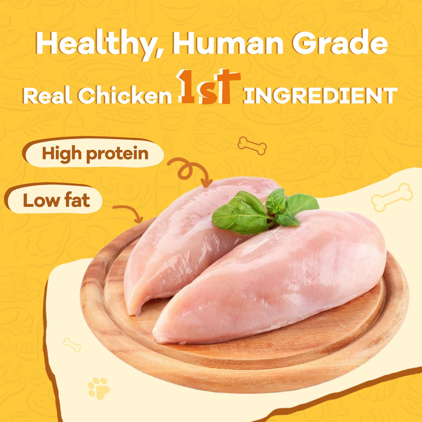 PAWUP snack sin gluten, opción natural para perros con sensibilidades.