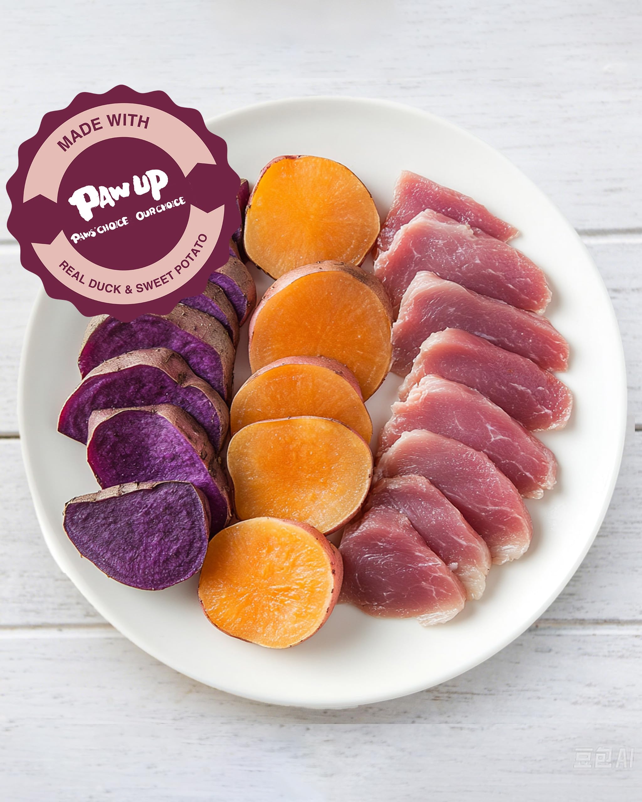 PAWUP Soft Chews with duck – close-up of chewy texture