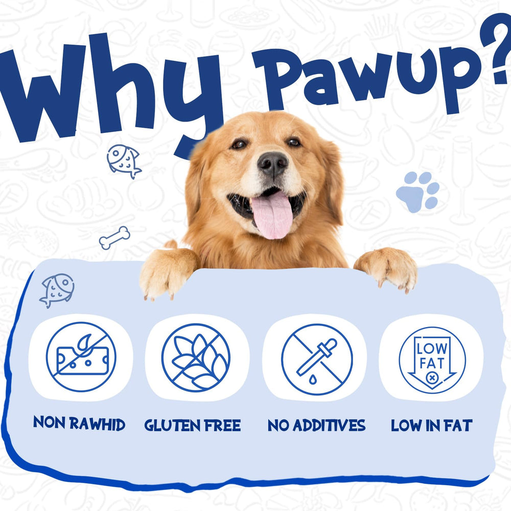 PAWUP taurina añadida en bocados, apoyo para mascotas.