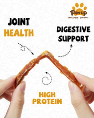PAWUP Tiras de pollo deshidratado, alto contenido proteico para músculos fuertes