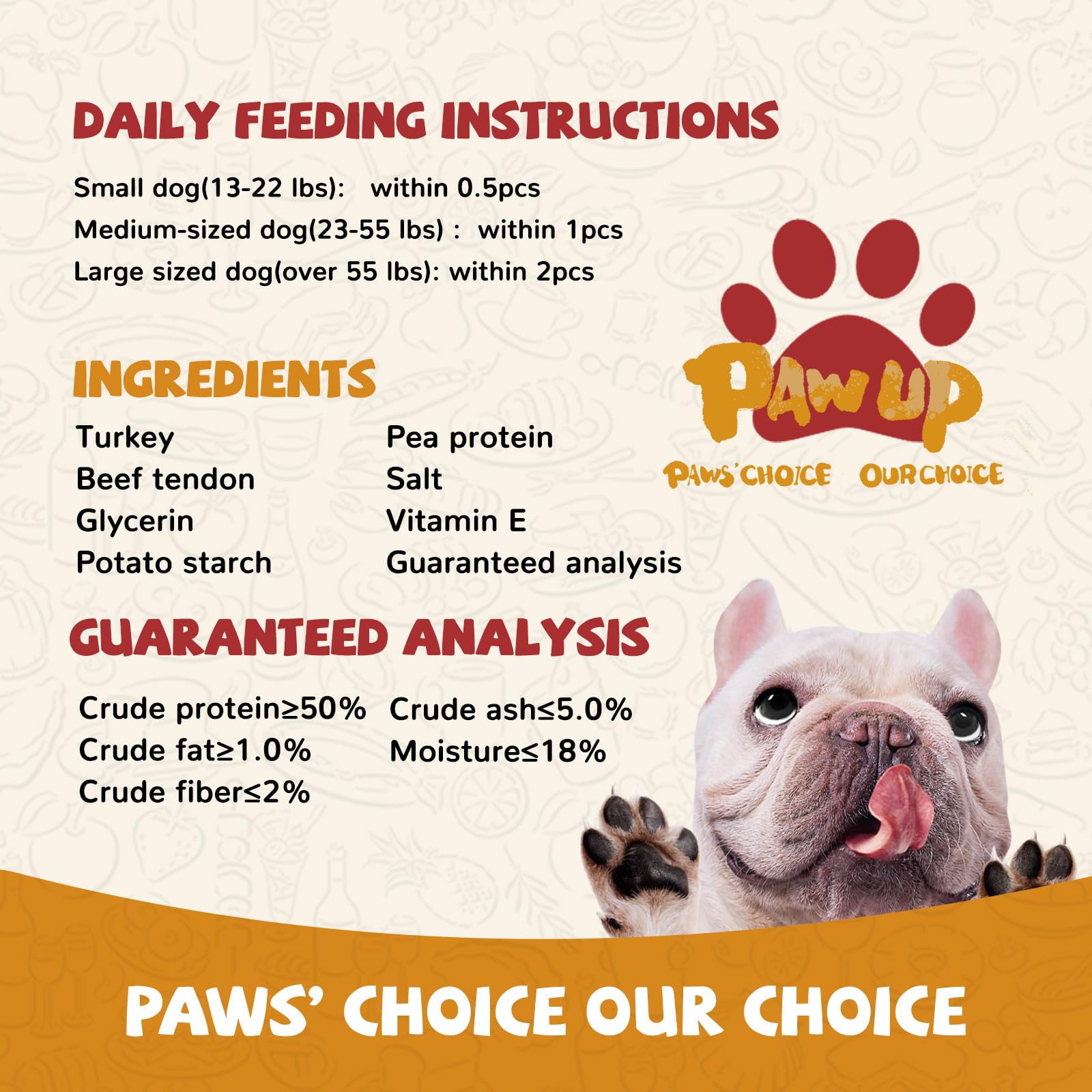 PAWUP ideal para premios diarios y paseos