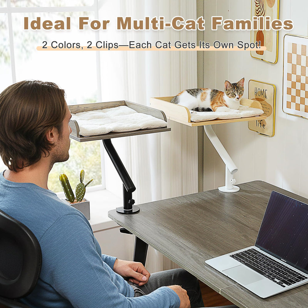 PAWZ Road Cat Desk Bed: diseño elegante que complementa casa u oficina.