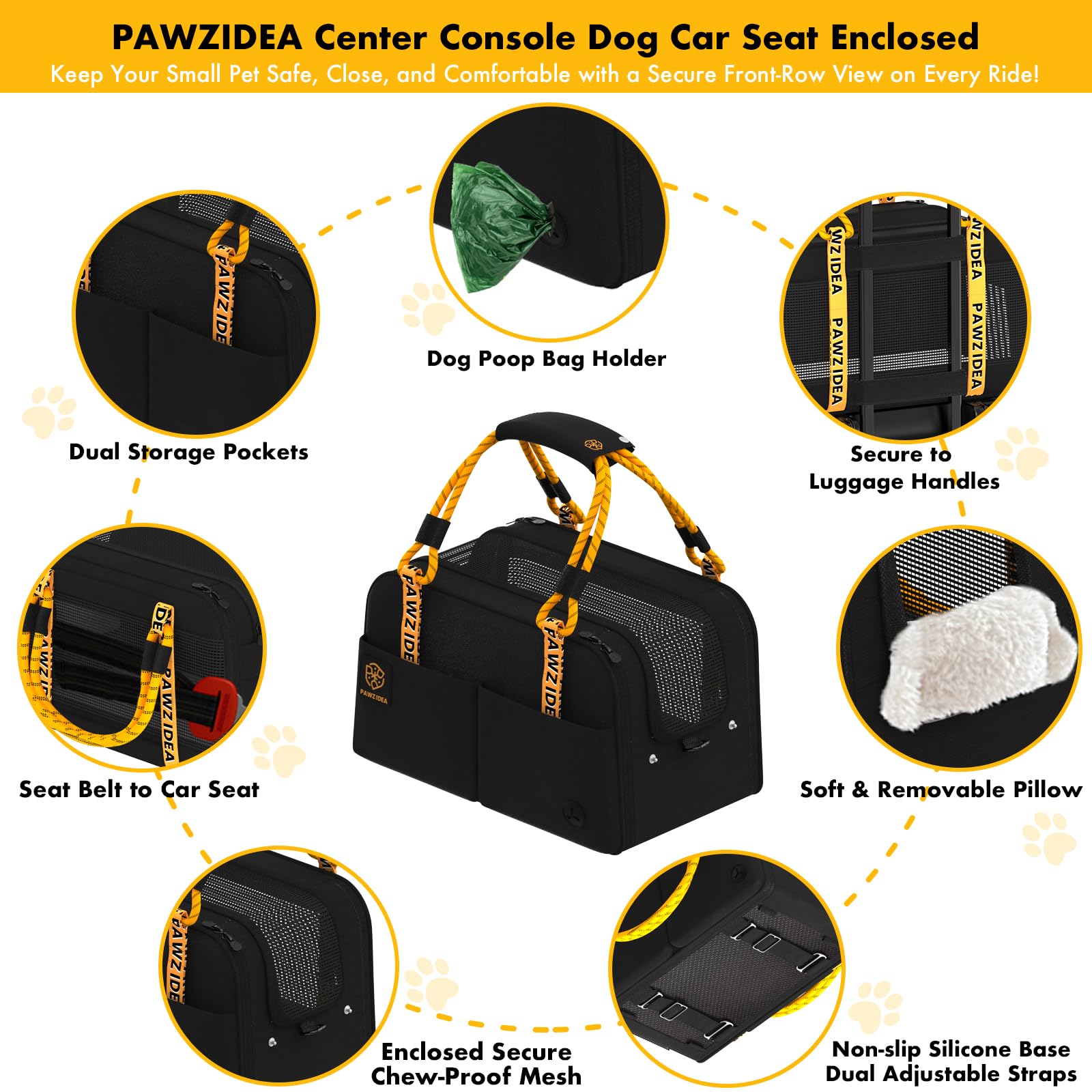 PAWZIDEA, apertura de malla superior para alimentar y acceder fácilmente