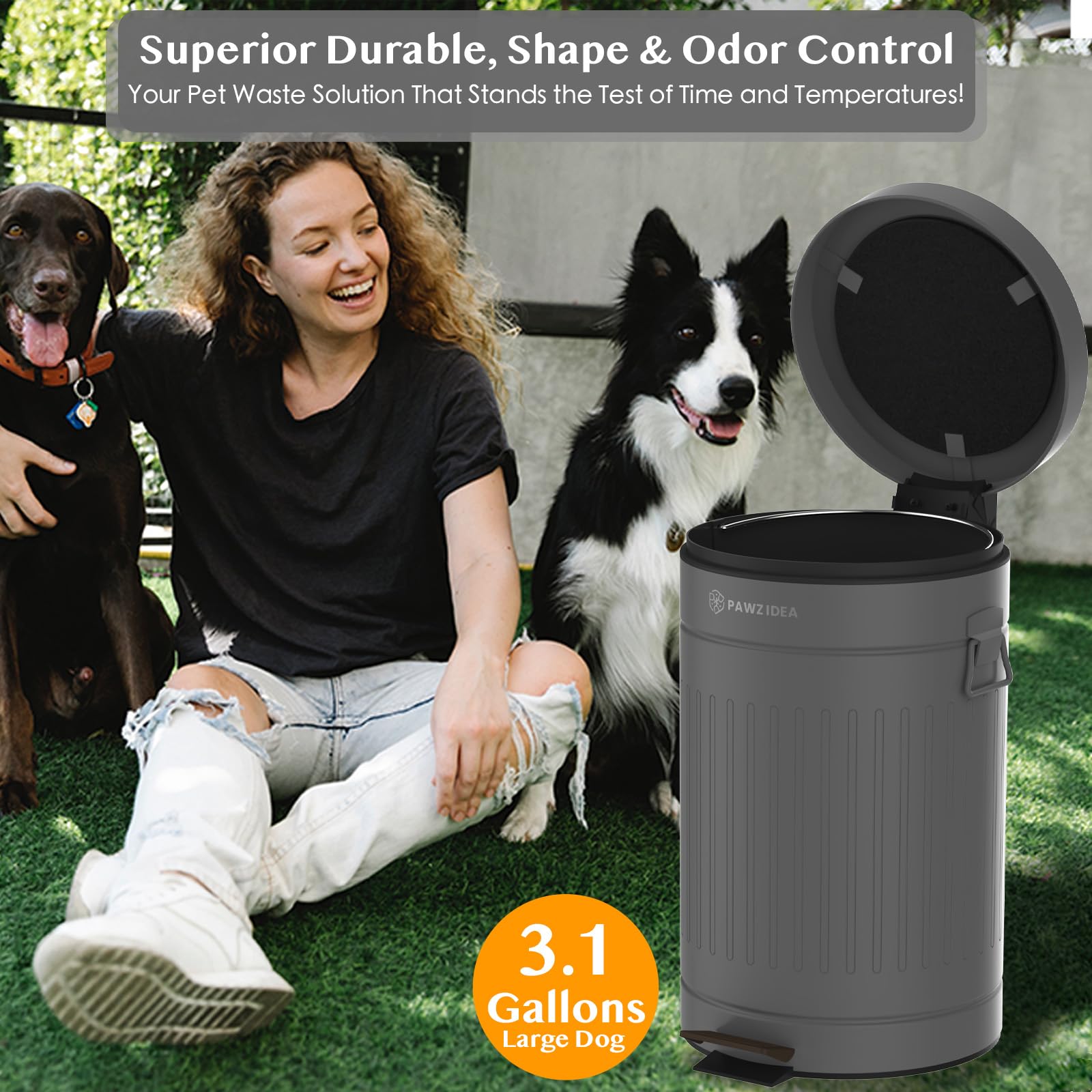 PAWZIDEA cambio mensual del filtro mantiene frescura ambiental.