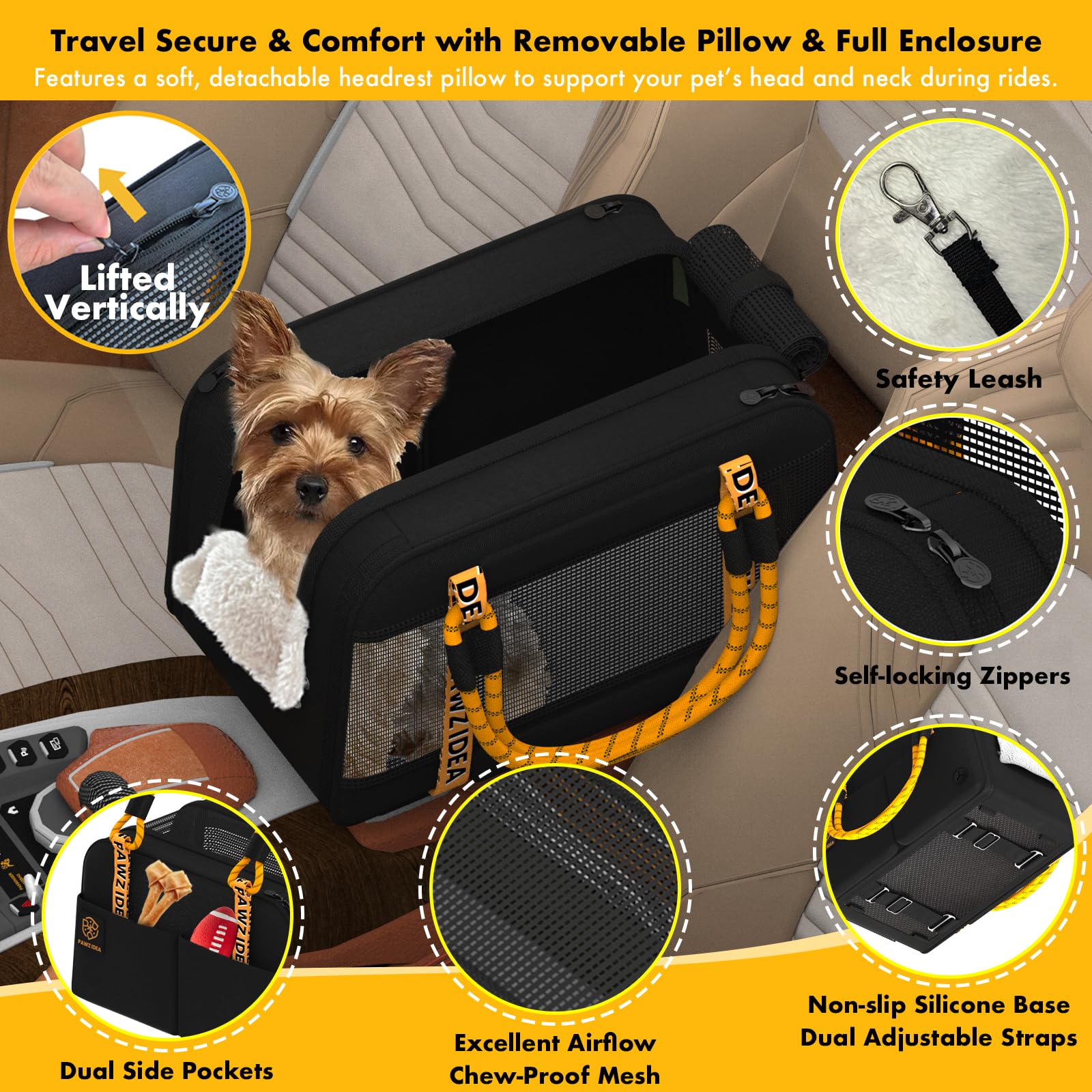 PAWZIDEA, malla transpirable 360° para circulación y confort