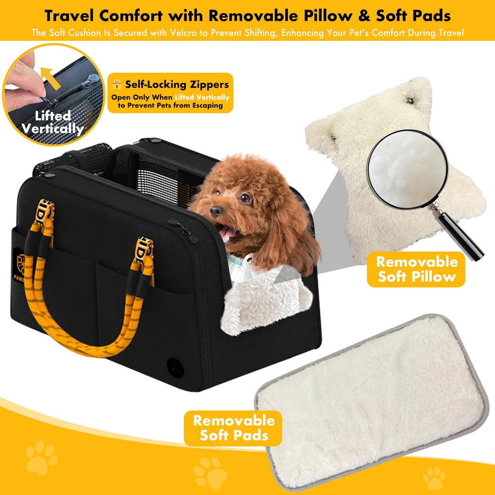 PAWZIDEA, tamaño apto para viajar y caber bajo asientos