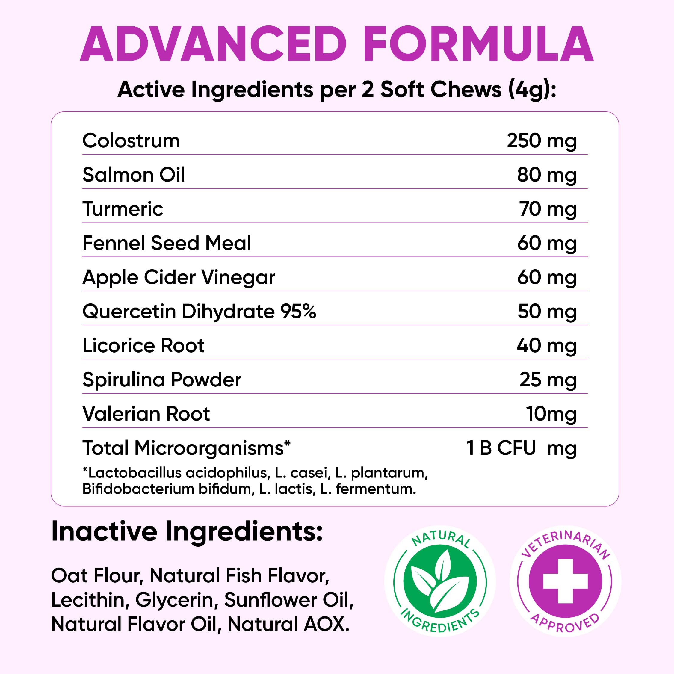 Pawzitive Pets ingredientes omega-3 naturales, primer plano de componentes.