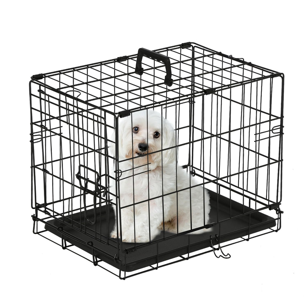PayLessHere jaula de perro de 18 pulgadas con una puerta, ideal para viaje.