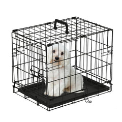 PayLessHere jaula de perro de 18 pulgadas con una puerta, ideal para viaje.