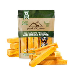 PeaksNpaws queso-yak-para-perros-nepal: snack natural para masticación prolongada.