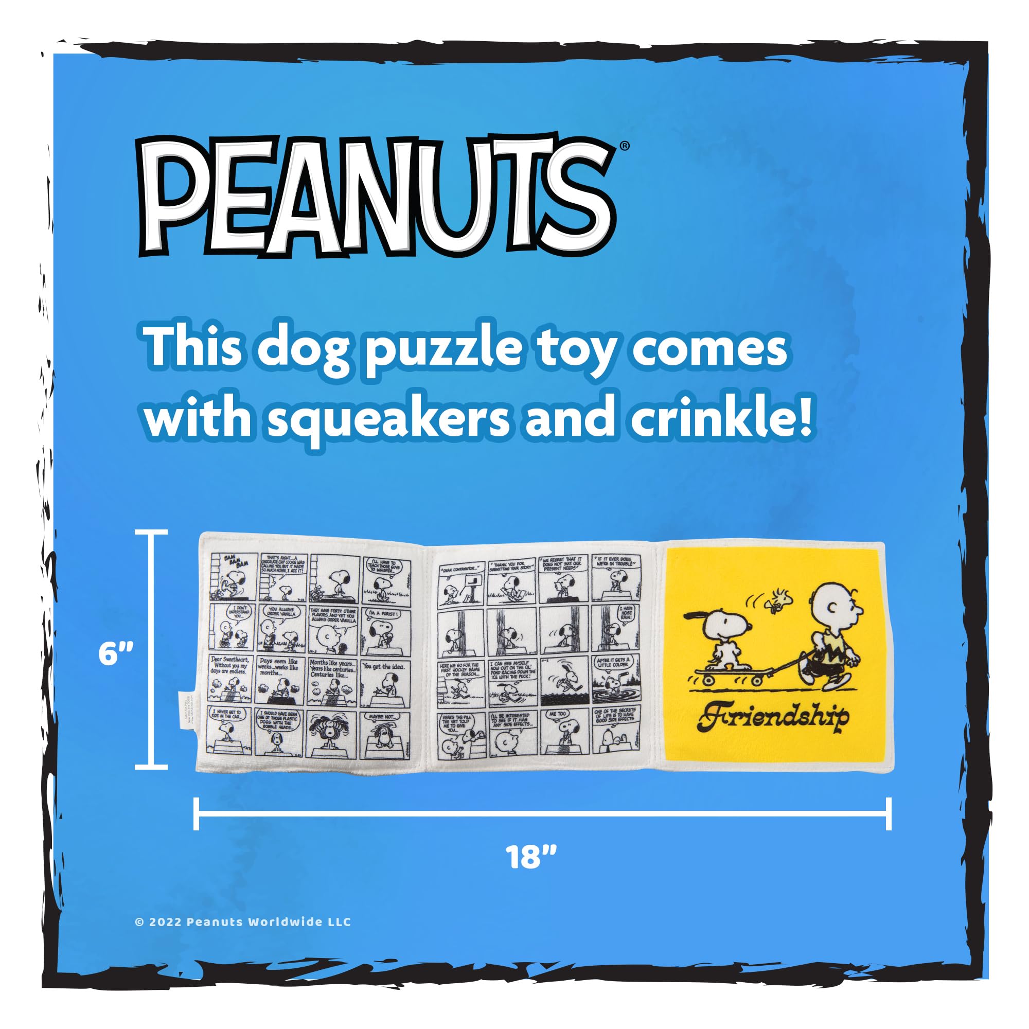 PEANUTS para mascotas expansión a 18 pulgadas para perros de todos los tamaños