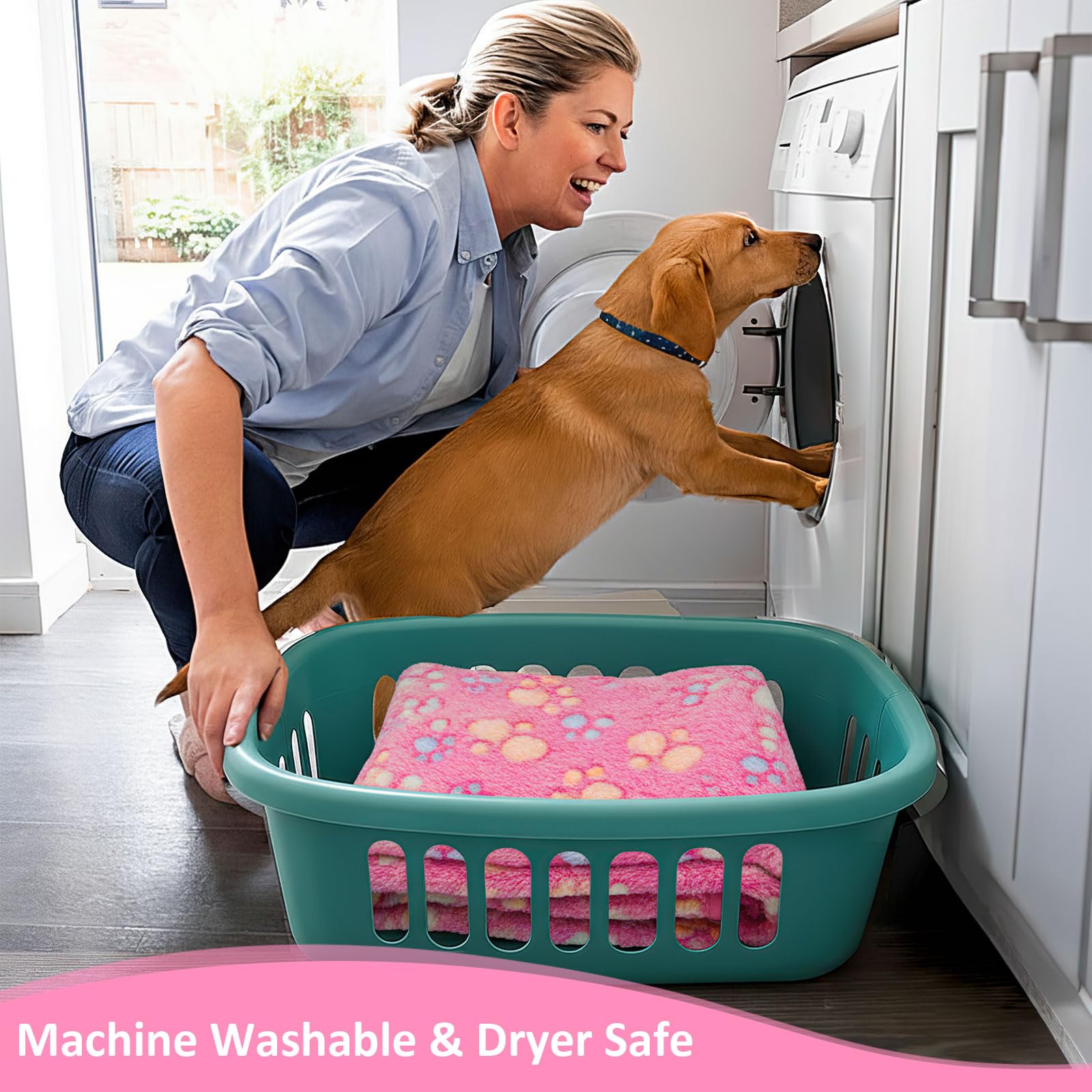 PEASUG manta para coche en rosa, ideal para viajes con mascotas.