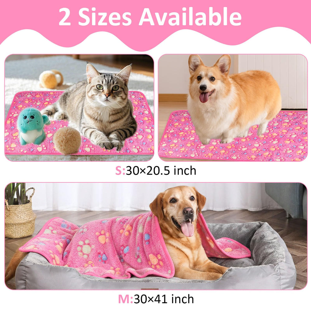 PEASUG manta para gatos en rosa, suave para abrigo cálido.