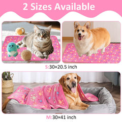 PEASUG manta para gatos en rosa, suave para abrigo cálido.