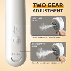 Pecait Cepillo Vapor Gato con dos modos para ajuste suave y profundo