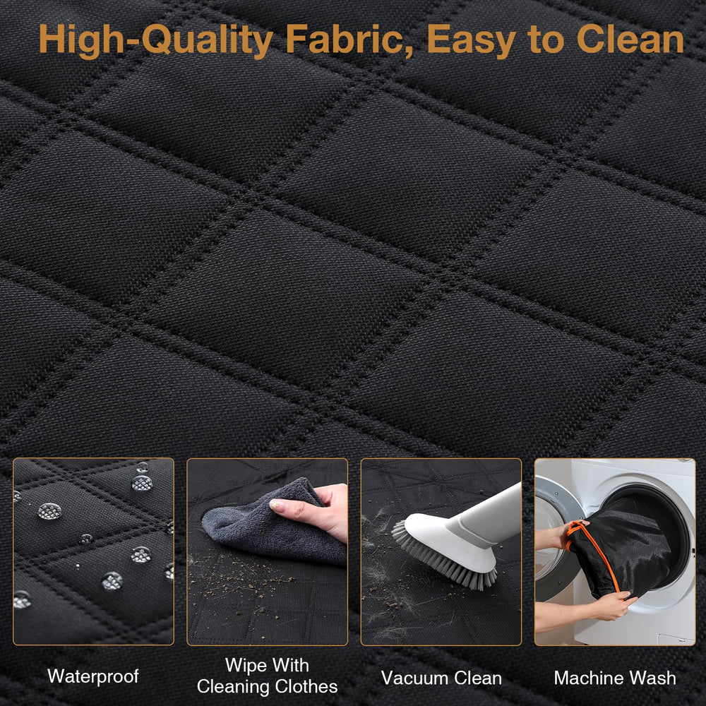 Pecute bolsillos-almacenamiento-trasero mantiene accesorios ordenados.