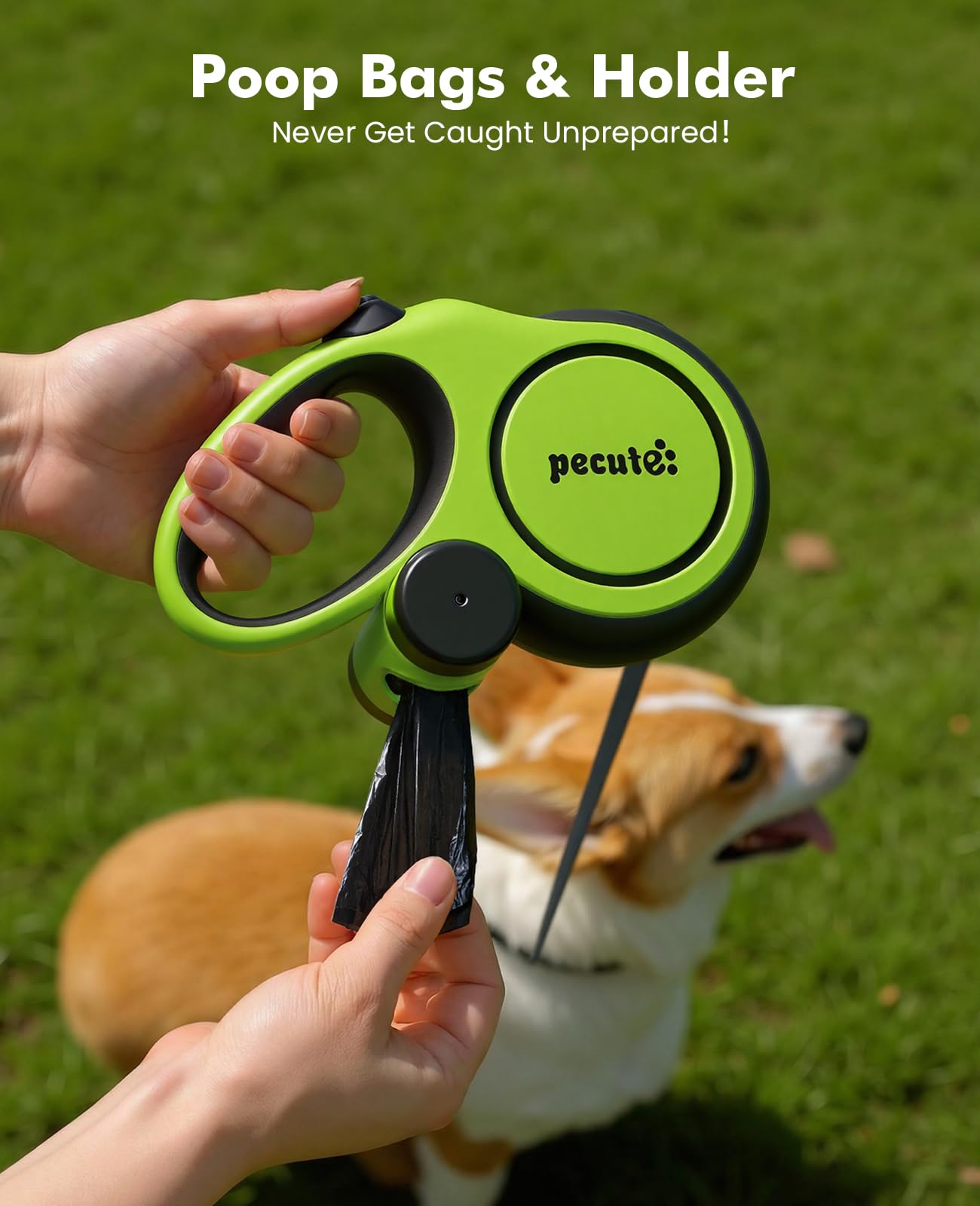 Cable de acero Pecute de 18 pulgadas resistente para perros fuertes.