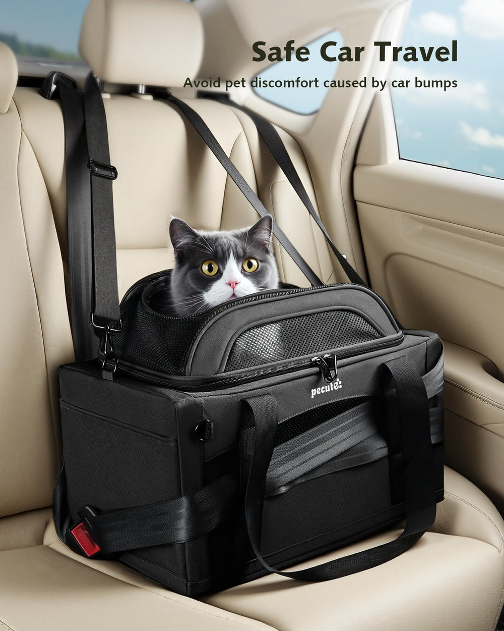 Pecute Expandable Carrier: acoplamiento a maleta para viajar cómodamente