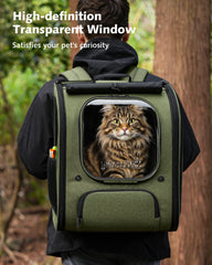 Pecute Mochila gato, protección UV integrada para salidas soleadas