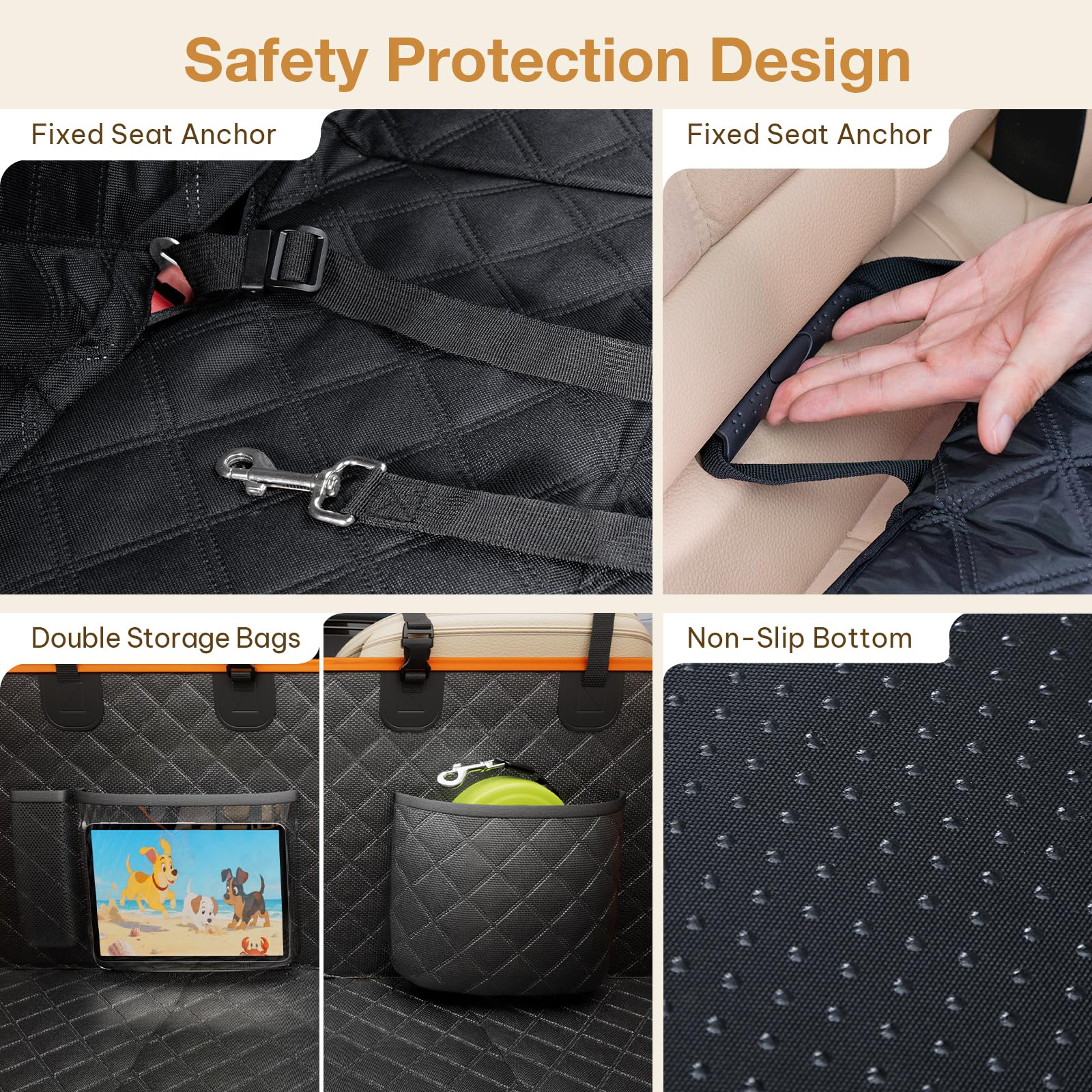 Pecute hamaca-seguridad-barrera aporta comodidad y seguridad en el viaje.