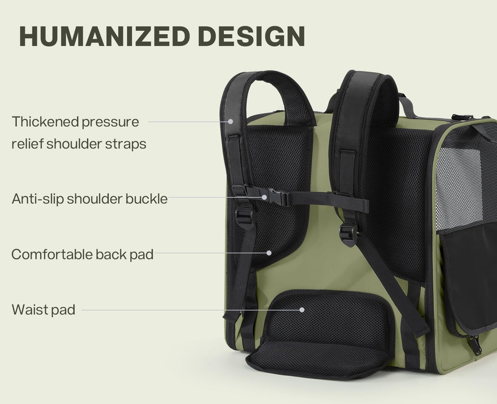 Mochila pecute peso ligero ideal para viajes y caminatas