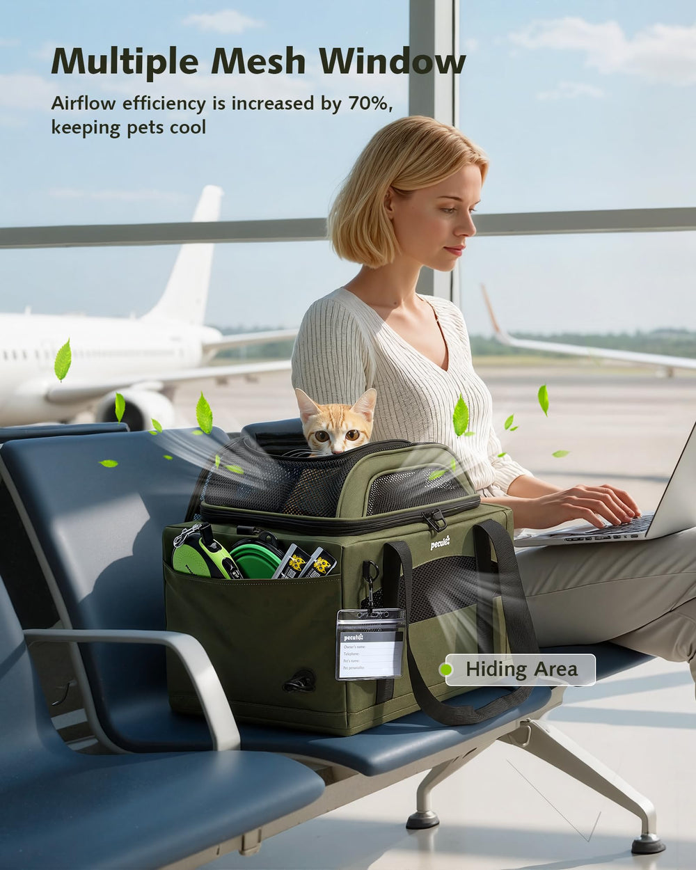 Diseño plegable para viajar y ser almacenado con facilidad.