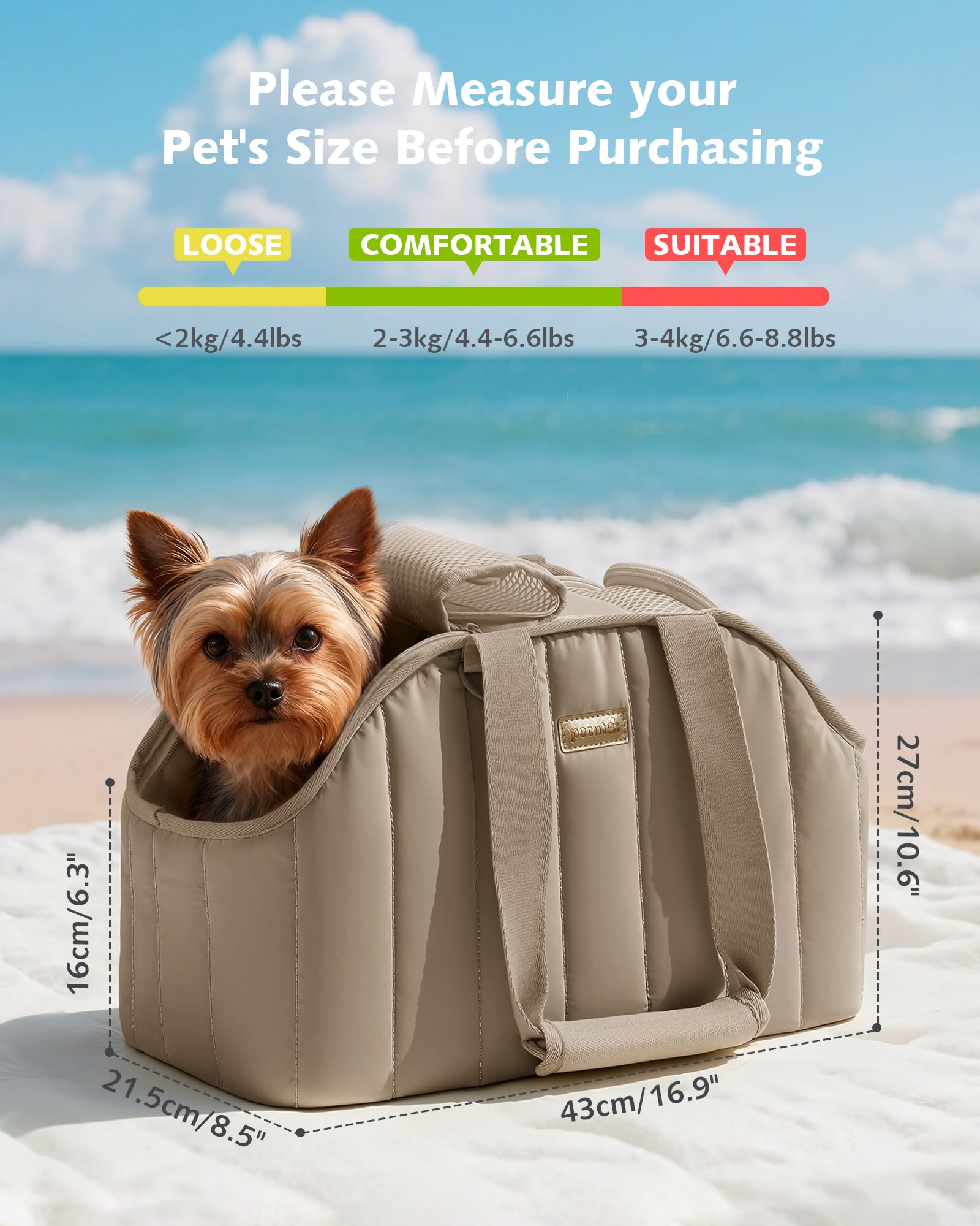 Pecute-diseño-ergonómico-y-ligero, facilita llevar mascotas.