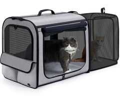 Pecute Portador de perro ligero para coche, transporte cómodo en viajes cortos.