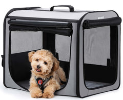 Pecute transportín para perros con medidas 61x45x52 cm para comodidad y movilidad