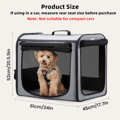 Transportín Pecute para perro ligero para manejo fácil
