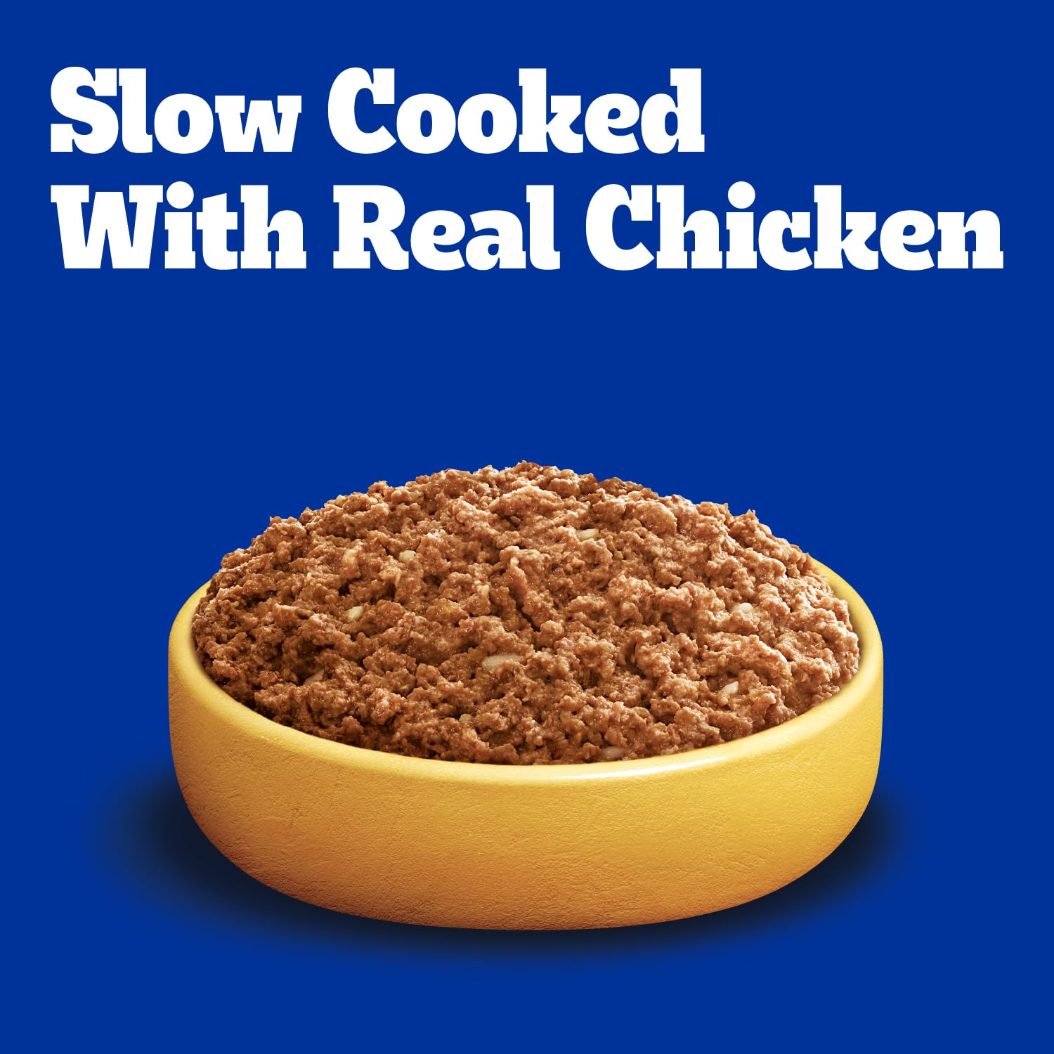 Etiqueta de ingredientes de Pedigree, pollo real y pato para una dieta completa