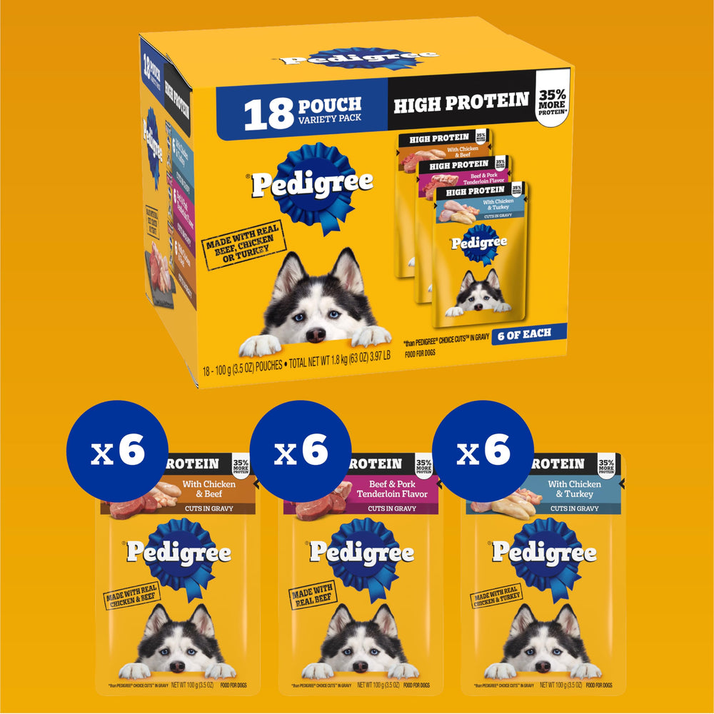 Pedigree con carne y pavo en salsa ofrece sabor familiar