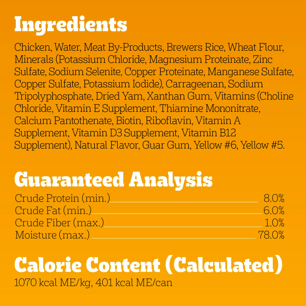 Pedigree Cena húmeda, lata que ayuda la digestión diaria.