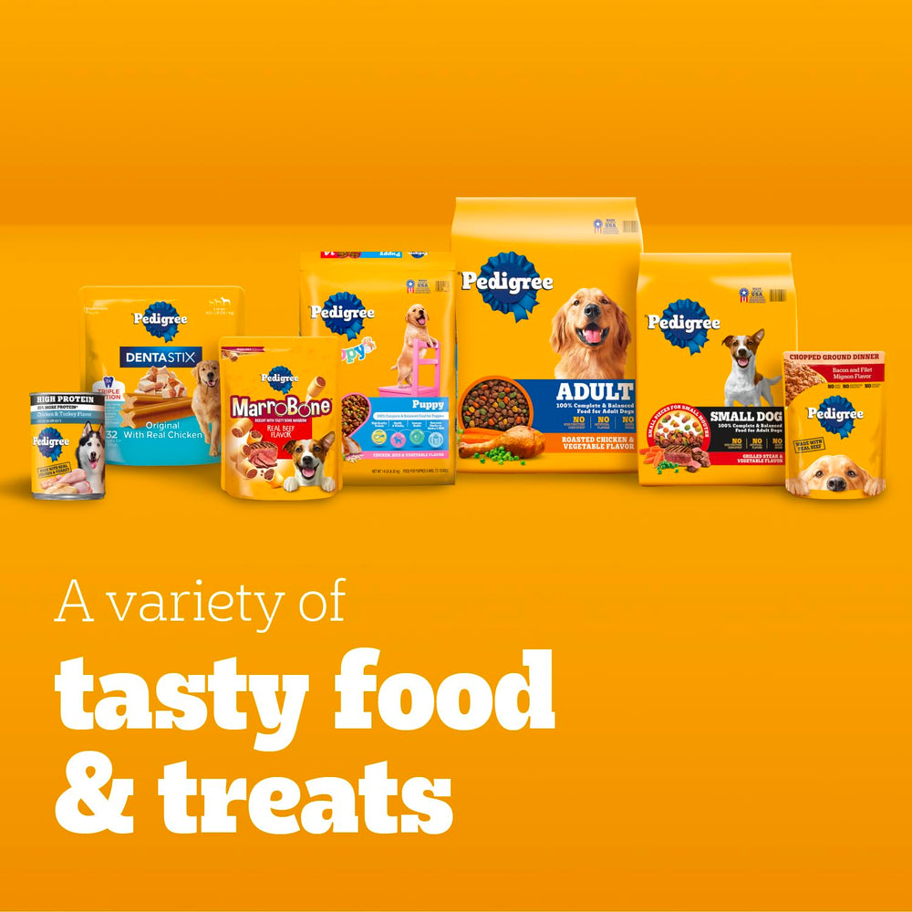 Pedigree Cena Picada y Molida, ayuda a la hidratación gracias a su alto contenido de agua en la lata