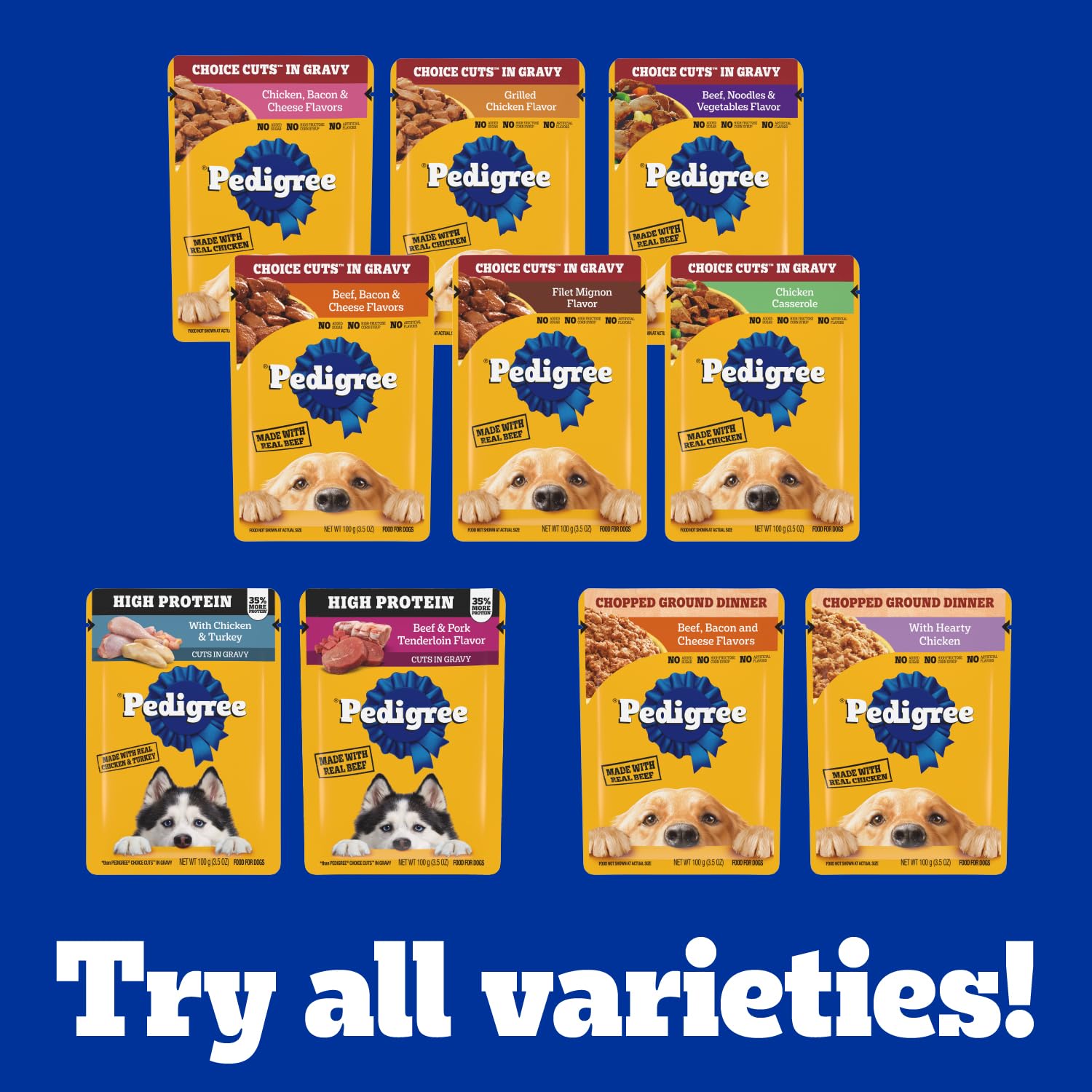 Pedigree Choice Cuts Gravy ayuda a la hidratación del perro
