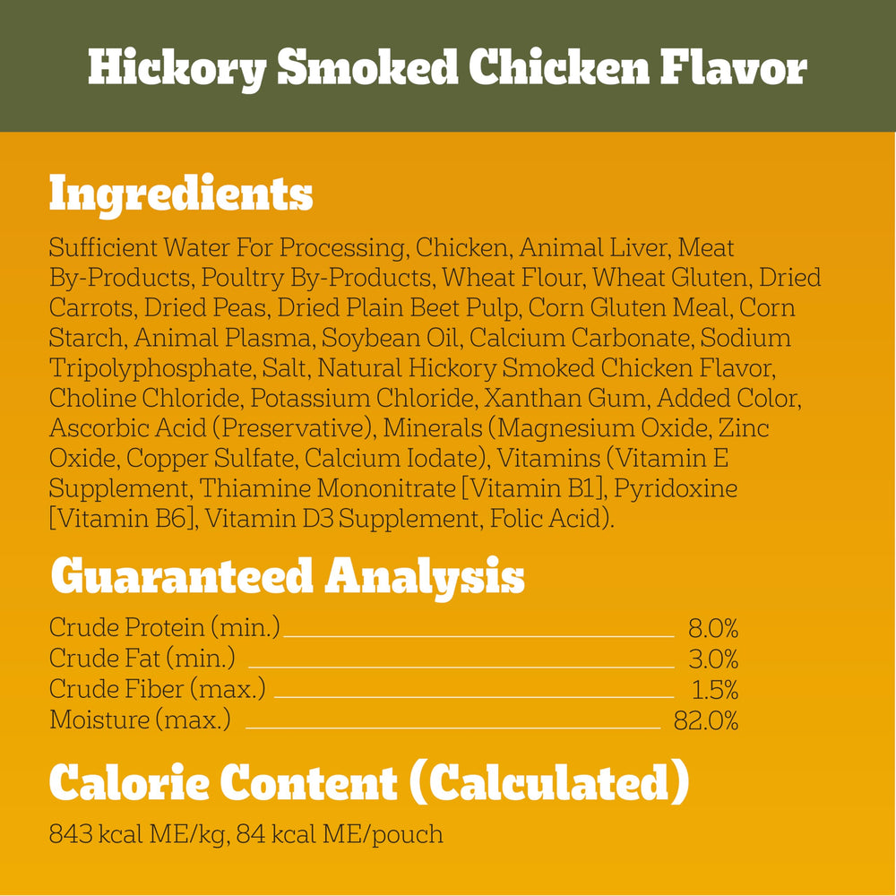 Pedigree Choice Cuts in Gravy offers complete and balanced nutrition for adults.