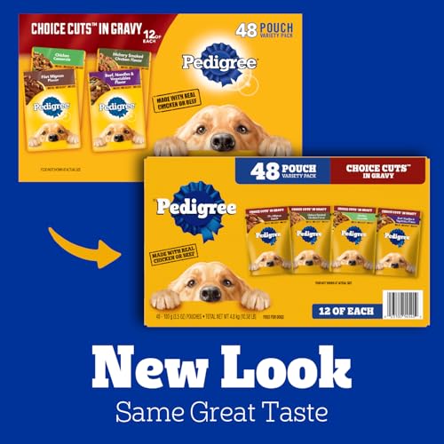 Textura suave de Pedigree Choice Cuts en plato, foco en suavidad