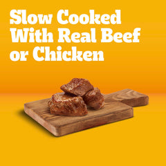 Pedigree Chopped Ground Dinner variedad de sabores en bolsa para novedad diaria.
