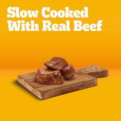 Pedigree Chopped Ground Dinner etiqueta destaca 36 vitaminas y minerales.