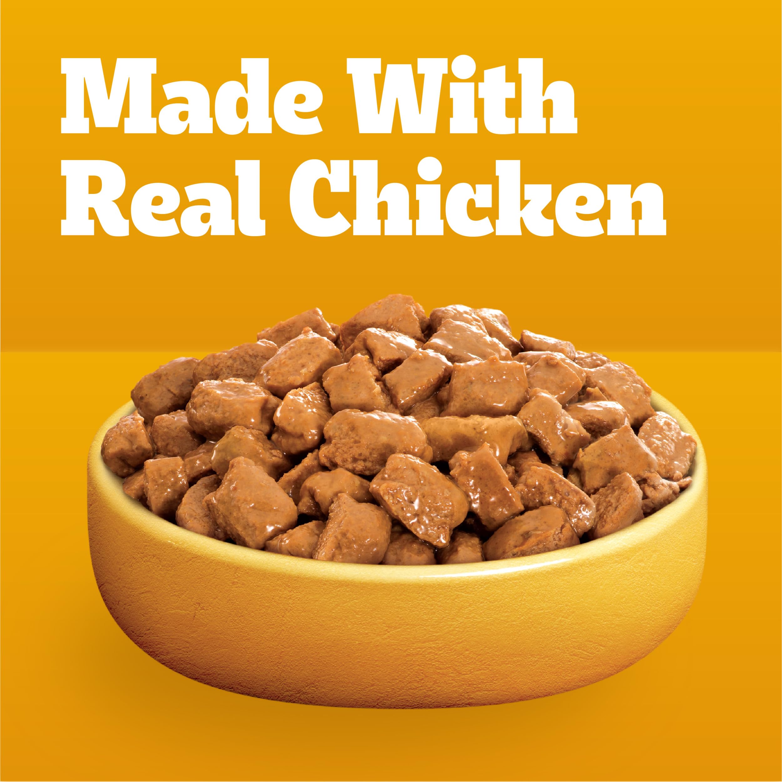Pedigree Cortes Seleccionados en Salsa Filete Mignon, textura suave y salsa sabrosa en cada porción.