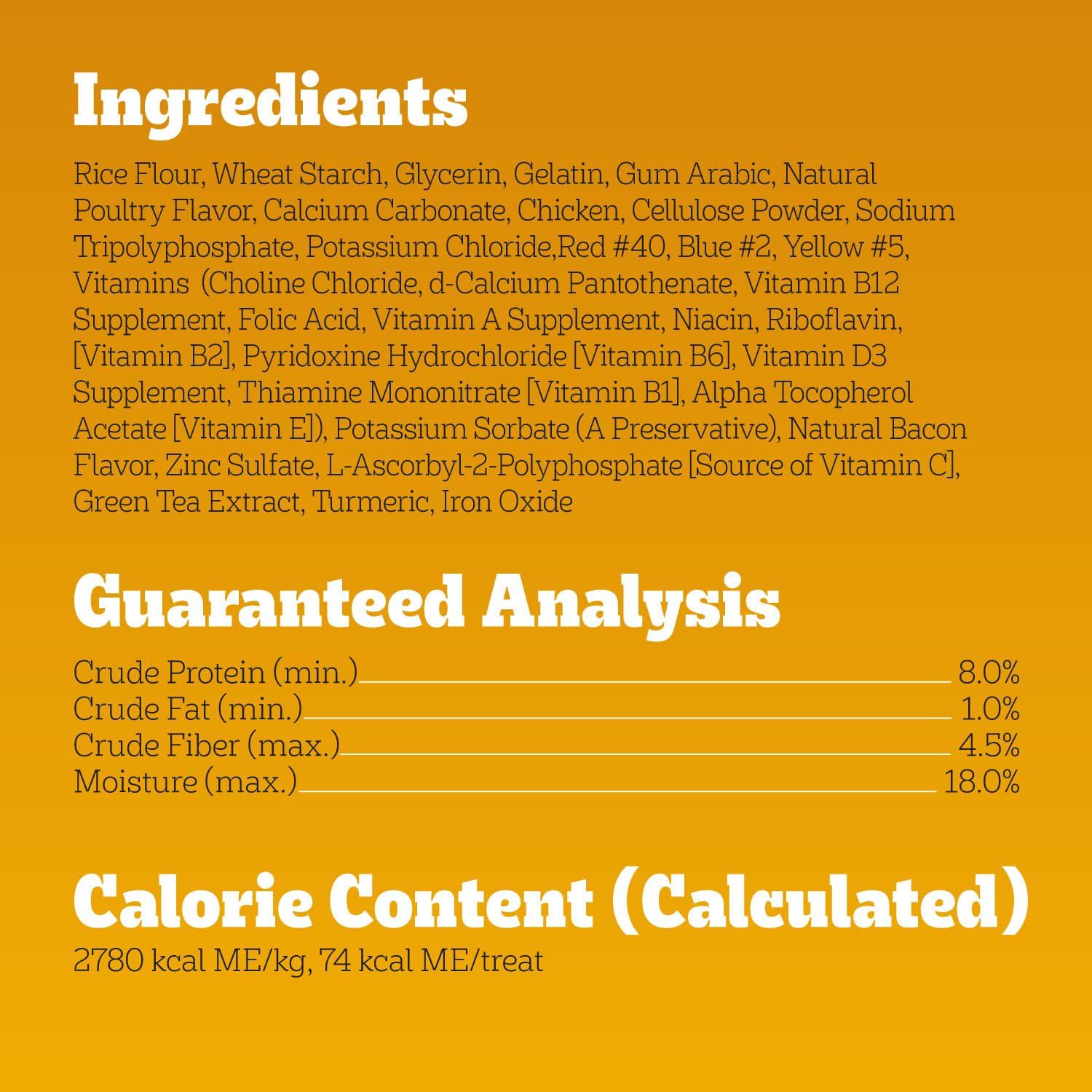 Pedigree Dentastix bacon-chicken dual flavor close-up treats