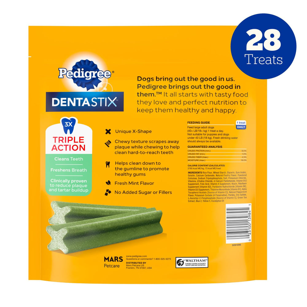 Dentastix como recompensa diaria para entrenamiento de perros grandes