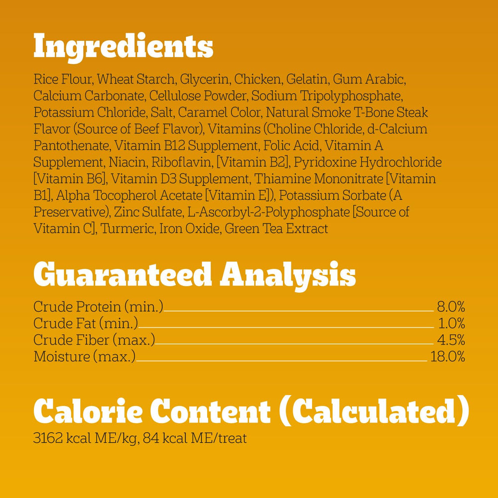 Pedigree Dentastix sabor carne, recompensa sabrosa para el cuidado dental.