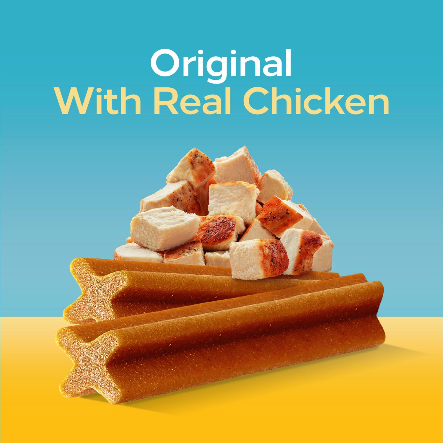 Sabor original con pollo real de Pedigree Dentastix