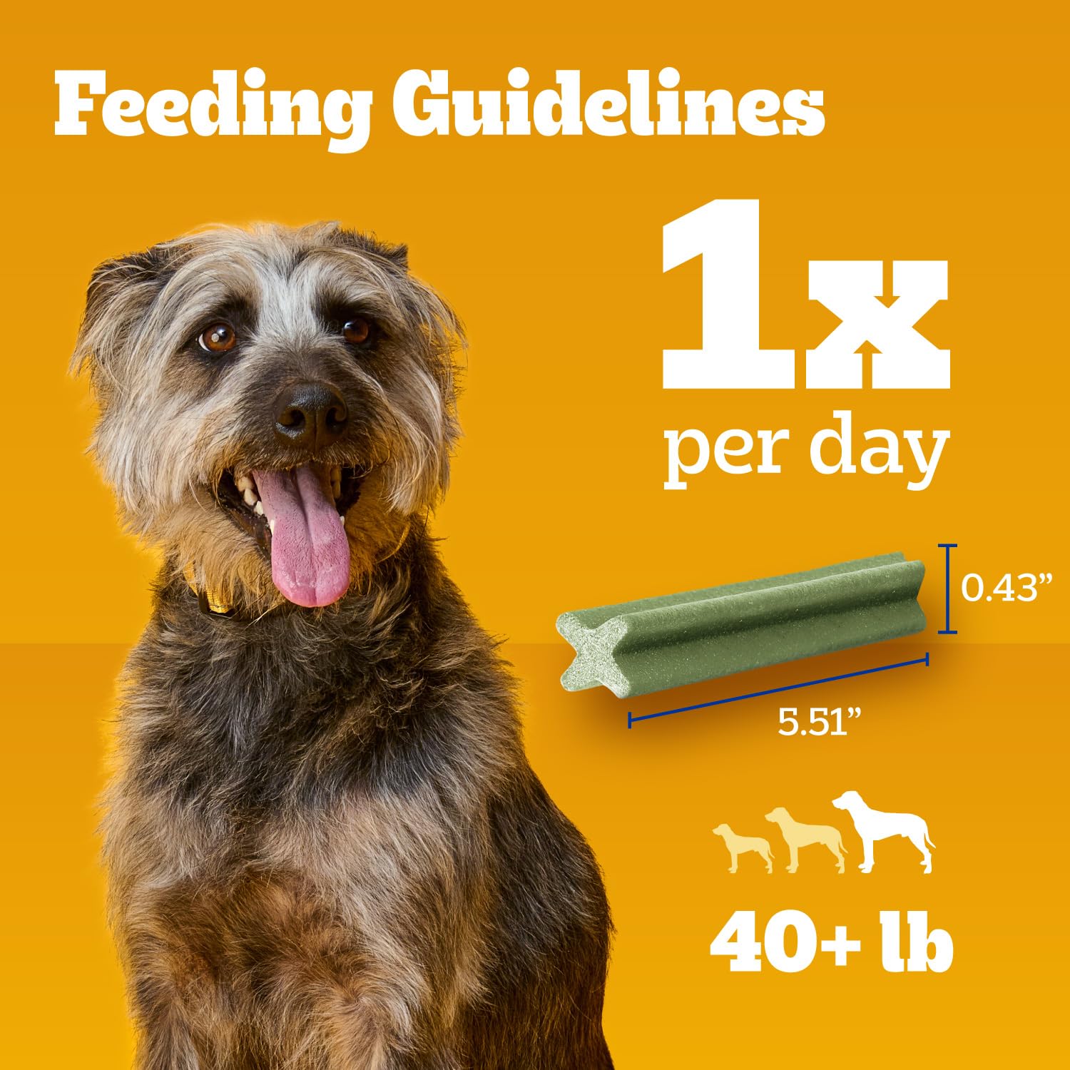Pedigree Dentastix sin azúcar añadida, opción de snack dental.